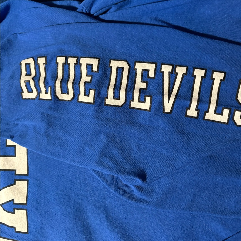 Duke Blue and White Men's Shirt - Picture 5 of 7